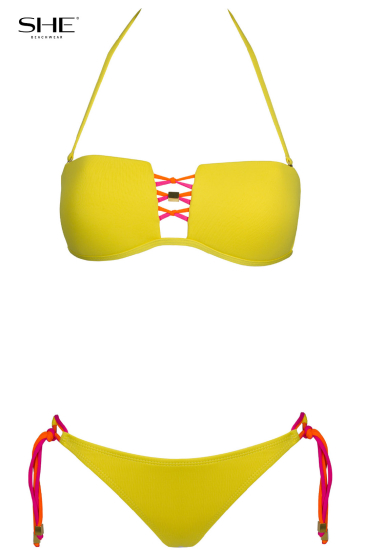 ANABELL strój kąpielowy Żółty - stroje kąpielowe - SHE
