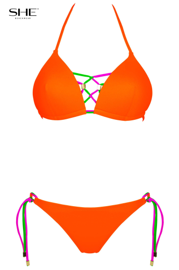 ANETTE strój kąpielowy Pomarańczowy - stroje kąpielowe - SHE