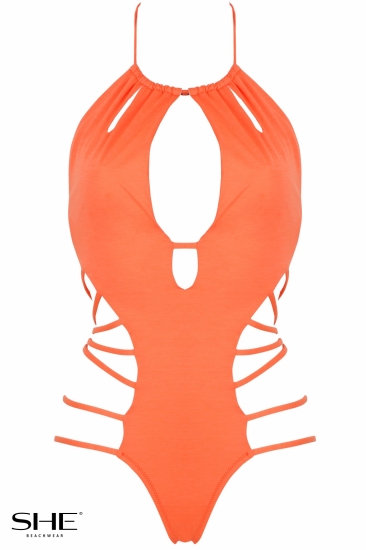 BONITA strój kąpielowy Pomarańczowy - stroje kąpielowe - SHE