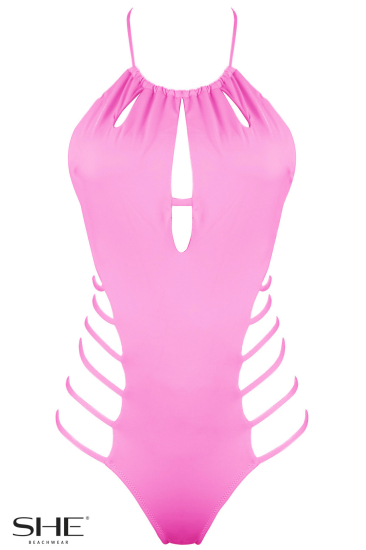 BONITA strój kąpielowy Różowy - stroje kąpielowe - SHE