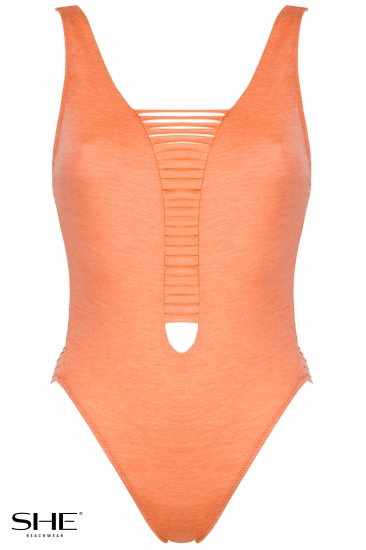 CASANDRA strój kąpielowy Pomarańczowy - stroje kąpielowe - SHE
