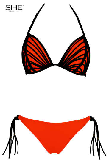 CELINE strój kąpielowy Pomarańczowy - stroje kąpielowe - SHE