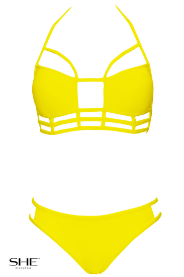GRACE strój kąpielowy Żółty - stroje kąpielowe - SHE