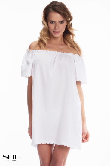 MAXI sukienka Biały - stroje kąpielowe - SHE