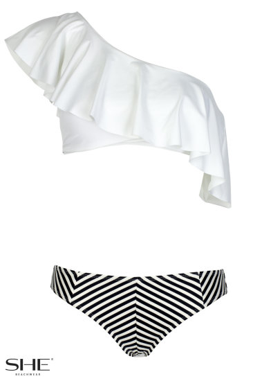 MIRA strój kąpielowy Biały - stroje kąpielowe - SHE