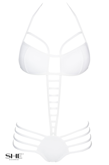 NELLY strój kąpielowy Biały - stroje kąpielowe - SHE