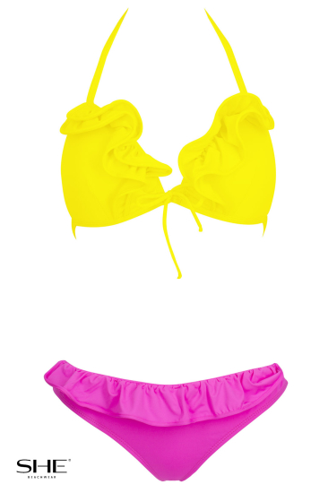 SISSY strój kąpielowy Żółty - stroje kąpielowe - SHE