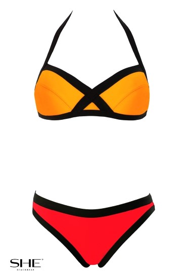 GABY strój kąpielowy Pomarańczowy - stroje kąpielowe - SHE