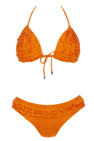 LETICIA strój kąpielowy Pomarańczowy - stroje kąpielowe - SHE