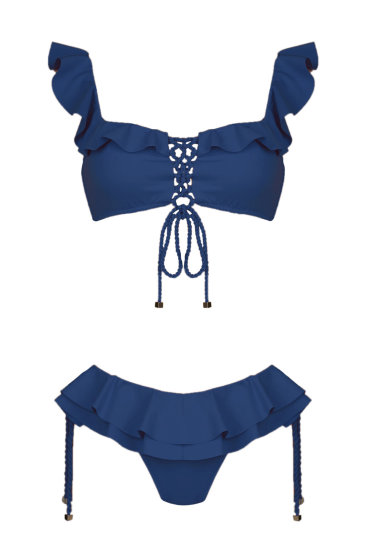 ANN swimmwear  medium blue - SHE swimsuits