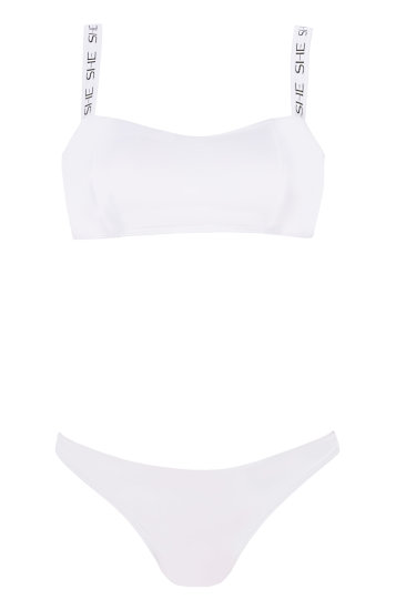 LORNA swimwear white - SHE swimsuits