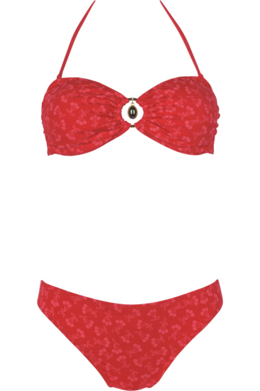 CANDY strój kąpielowy Czerwony - stroje kąpielowe - SHE