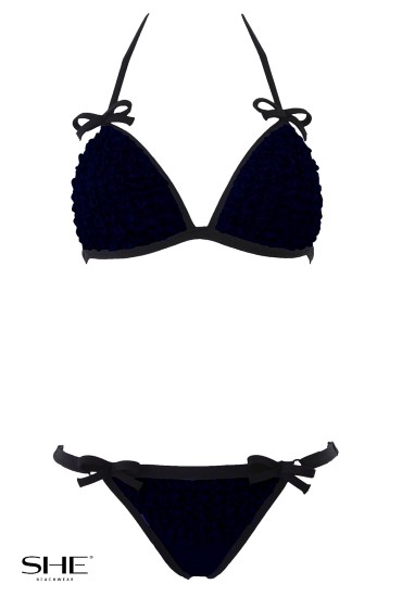 ABBY swimsuit navy blue - SHE swimsuits