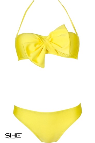 AVRIL strój kąpielowy Żółty - stroje kąpielowe - SHE