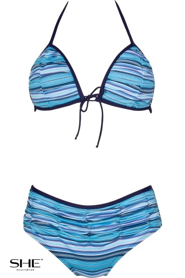 BETTY strój kąpielowy Niebieski - stroje kąpielowe - SHE