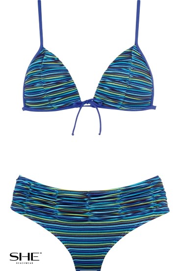 BETTY strój kąpielowy Niebieski - stroje kąpielowe - SHE