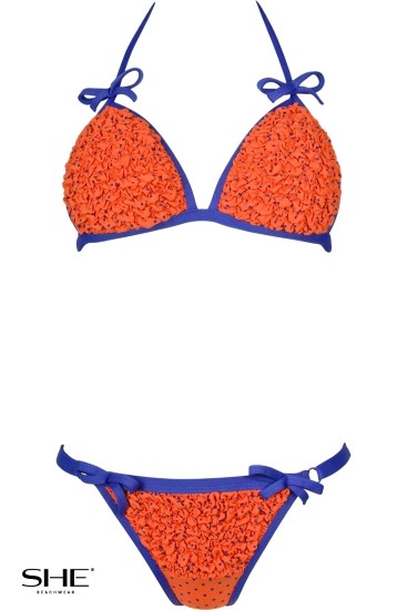 CLEO strój kąpielowy Pomarańczowy - stroje kąpielowe - SHE