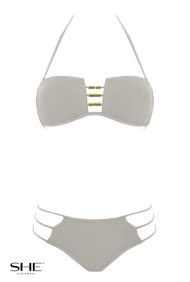 DALIA swimsuit beige - SHE swimsuits