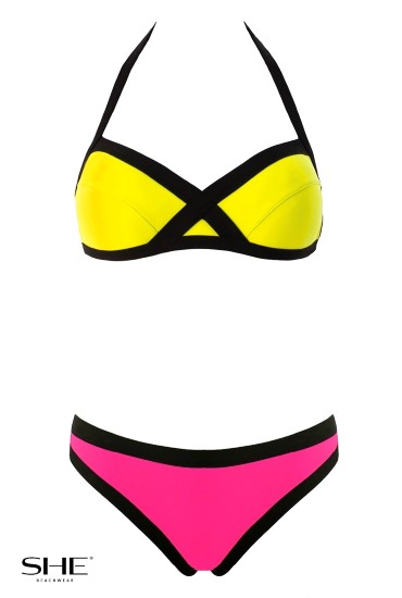 GABY swimsuit yellow - SHE swimsuits
