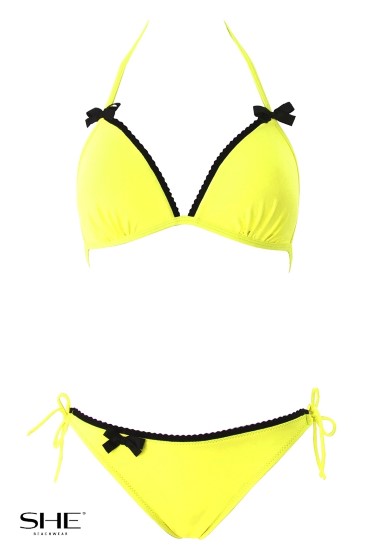 LENA swimsuit yellow - SHE swimsuits