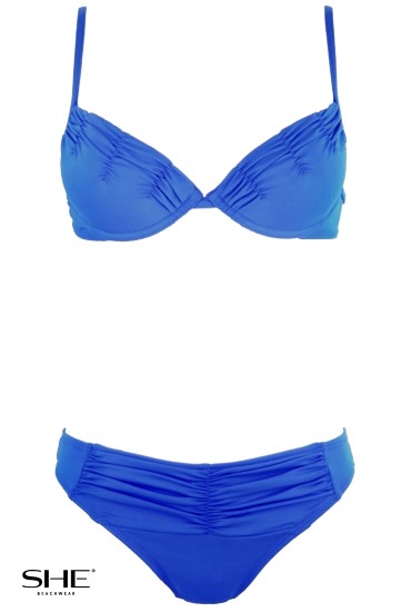 MANDY swimsuit medium blue - SHE swimsuits