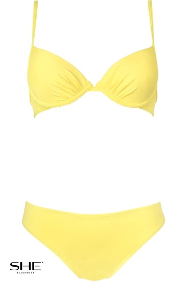 MARTINA strój kąpielowy  Żółty - stroje kąpielowe - SHE