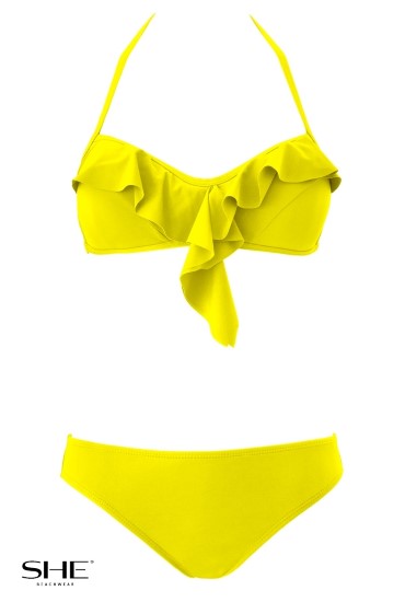 RAMONA swimsuit yellow - SHE swimsuits