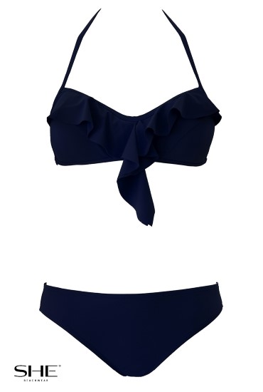 RAMONA swimsuit navy blue - SHE swimsuits