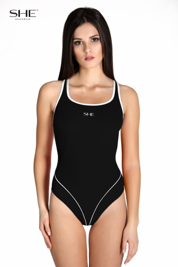Swimsuit P16 (1CD48) black - SHE swimsuits